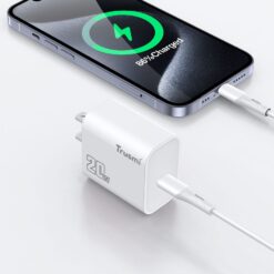 Bộ sạc iphone 20W kèm cáp Type C Trusmi CH10 5 Bo Sac Iphone 20W Kem Cap Type C Trusmi Ch10 3