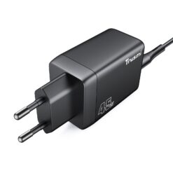 Bộ sạc mini 2 cổng GaN 45W kèm cáp Type C Trusmi CH06 6 Bo Sac Mini 2 Cong Gan 45W Kem Cap Type C Trusmi Ch06 2